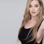 Blake Blossom posing during a stylish photoshoot.
