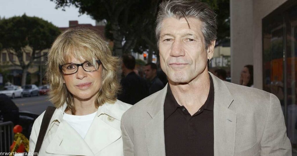 Marie-France Ward and Fred Ward at a Hollywood premiere event.