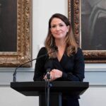 Rebeccah Heinrichs speaking on national security in 2026