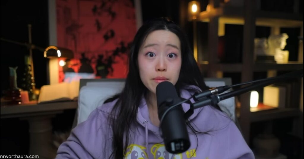 Stephanie Soo in her podcast studio