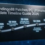 PC gamer watching game patch update install on screen with progress bar.